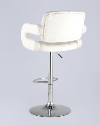 Барный стул Бентли PU-кожа Белый_3