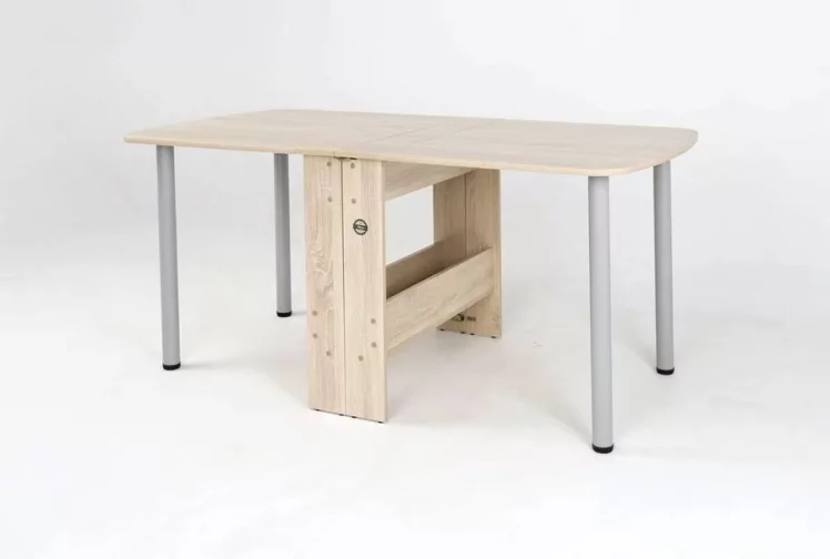 Стол-книжка раздвижной Оригами Ясень Шимо светлый_6