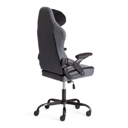 Кресло iWolf ткань, черный/серый_7