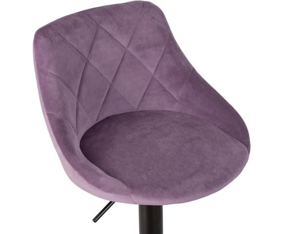 Стул барный DOBRIN LOGAN BLACK (пудрово-сиреневый велюр (MJ9-52)) 2 шт_7