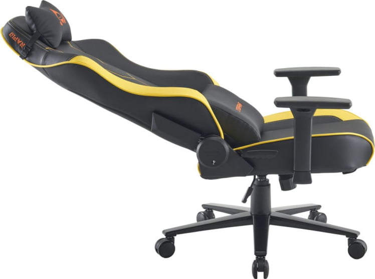 Кресло геймерское Everprof Rapid Экокожа Желтый_5