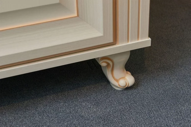 Тумба многоцелевого назначения Марлен 496 Кремовый белый Патина_2