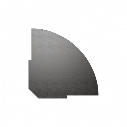 Полка для стойки угловой Riva А.РС-5.1 Венге Цаво_0