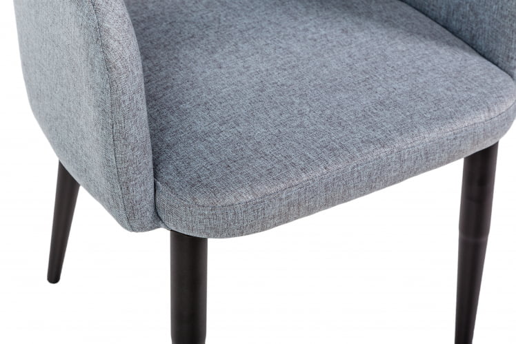 Стул с подлокотниками Ledger Сканди Грей Черн_5