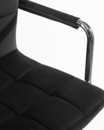 Офисное кресло для персонала ДОБРИН ТЕРРЙ (черный велюр (МДЖ9-101)) 2 шт / DOBRIN TERRY (MJ9-101))_9