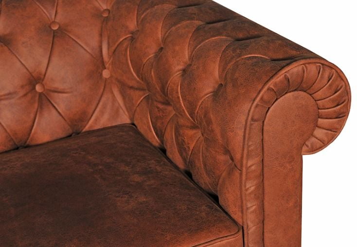 Диван трехместный раскладной Беркли 3Р Рыжий_2