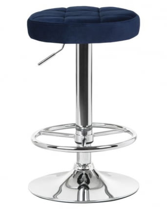 Табурет барный ДОБРИН БРУНО (синий велюр (МДЖ9-117)) 2 шт / DOBRIN BRUNO (MJ9-117))_1