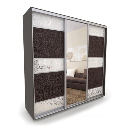 Шкаф-купе 3-х дверный Акцент-Лайн КС 2100х600  Венге_0