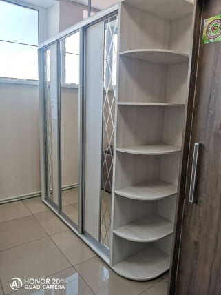 Угловая консоль к шкафам Акцент-Купе (3510) Дуб Молочный_0