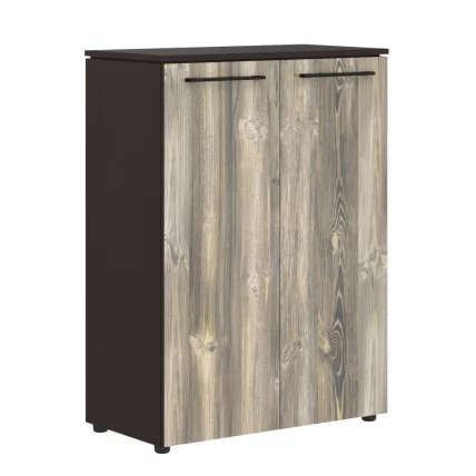 Шкаф с глухими средними дверьми MMC 85.1 Дуб Базель/Венге Магия_0