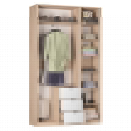 Шкаф распашный R-230х135х45-3-TR(ЯШС)_1