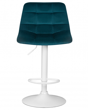 Стул барный DOBRIN TAILOR WHITE (морской волны велюр (MJ9-99)) 2 шт_6