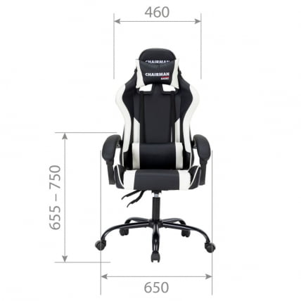 Кресло геймерское CHAIRMAN GAME 41 Черный/красный_4