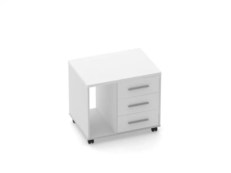 Тумба подкатная с нишей Deka 9.05.02Л Белый_0