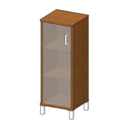 Стеллаж стекло тонированное В421.8 R Орех Даллас_0