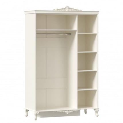 Шкаф трехстворчатый Маркиза ЛД 517.073.000 Алебастр_2