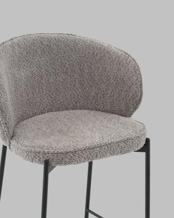 Стул полубарный Тисдейл букле серый_7