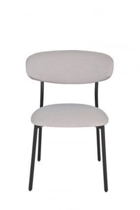 Стул обеденный Ayla светло-серый 2 шт._2