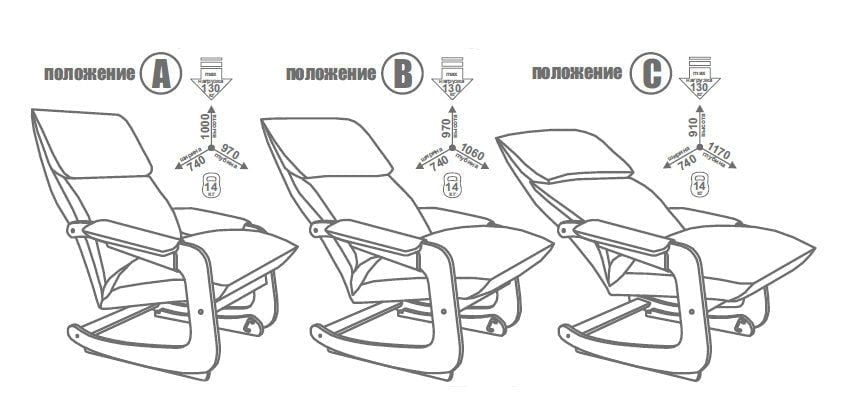 Кресло-трансформер Модель 81 венге / Манго_3
