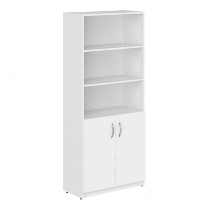 Шкаф с 1 комплектом глухих малых дверей SR-5W.5 (Белый)_0