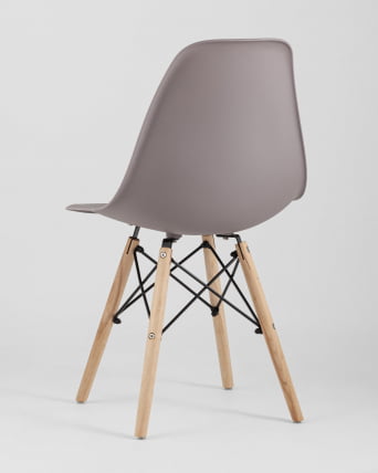 Стул Eames Style DSW темно-бежевый 4 шт. комплект (разборный каркас)_7