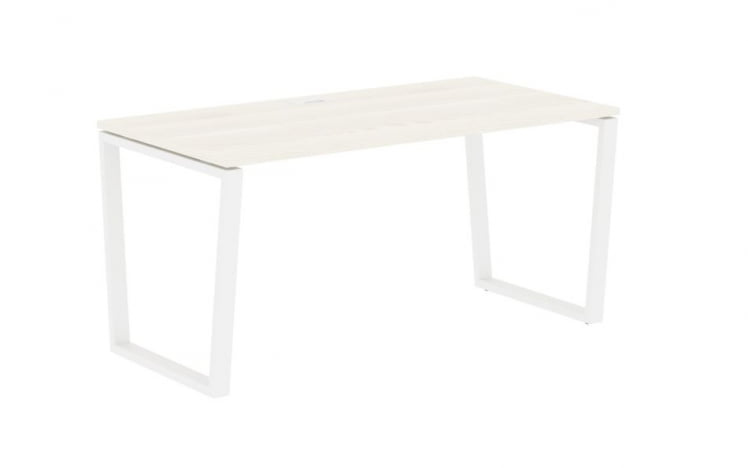 Стол письменный EDIS EVST 1580 Ясень Траун Белый_0
