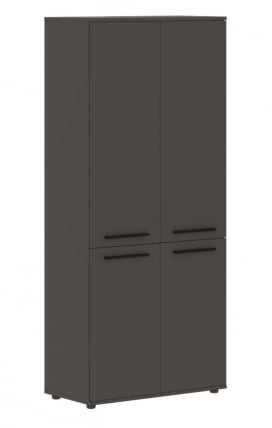 Шкаф с глухими средними и малыми дверьми ЕДИС ЕХCС 85.3 Мокко Черный Мокко / EDIS EHCS_0