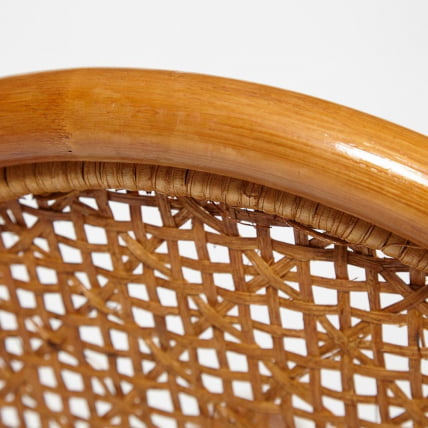 Кресло-качалка МИЛАНО (разборная) / без подушки / ротанг топ куалитй, 58кс136кс103 см, Когнаc (коньяк) / MILANO top quality, 58x136x103 Cognac_4