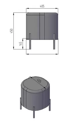Пуф малый Gawaii Тем серый_5