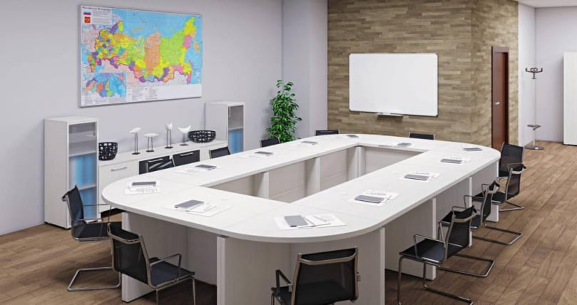 Стол руководителя YALTA LT-A20 Снежная Патина_6