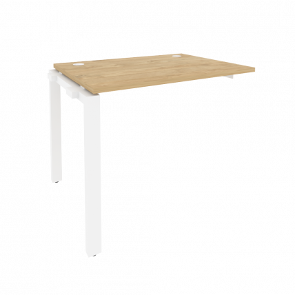Наборный элемент рабочей станции на П-образном м/к ONIX O.MP-1.NRS-1.7 Тиквуд Светлый/Белый_0