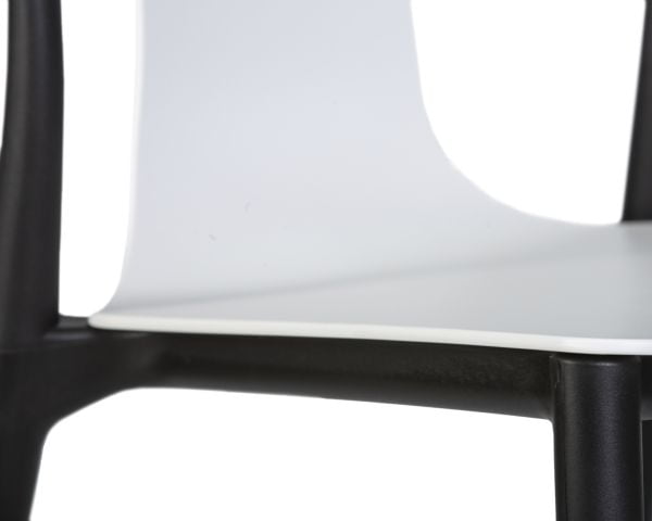 Стул обеденный ДОБРИН АДЭМ (черный/белый) 4 шт / DOBRIN ADAM_8