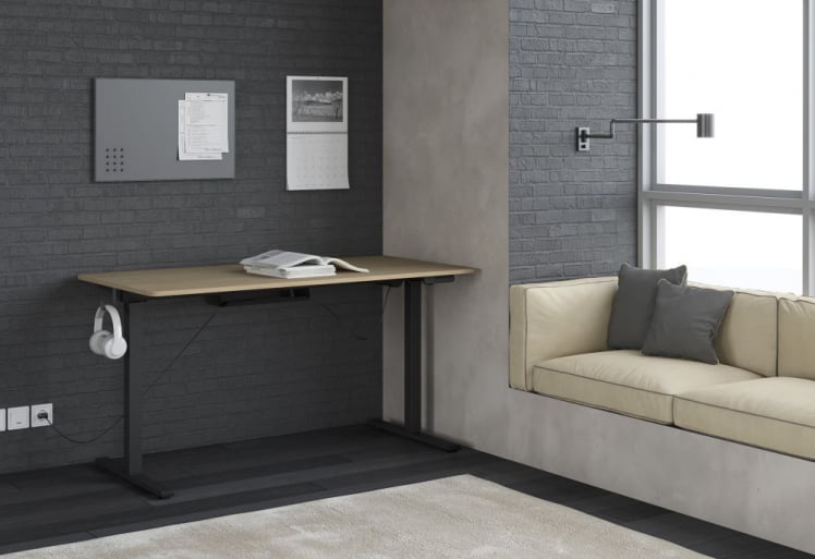 Стол подъемный электрический XTEN-UP AT-002 Дуб светлый/черный_1