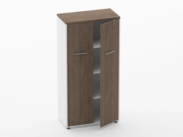 Шкаф 3 широкий закрытый, 2 двери Deka 10.16.141 Дуб Верцаска/Белый_1