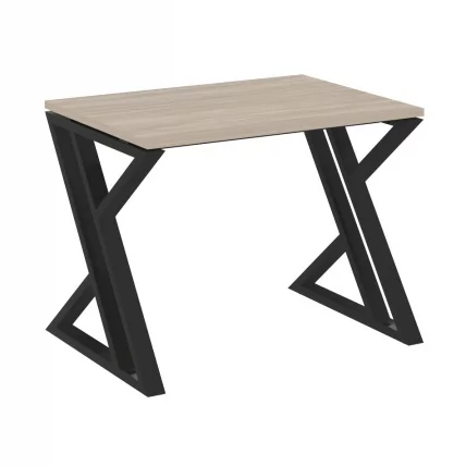 Стол рабочий LOFT VR.L-SRZ-1.7 Металл черный Дуб Аттик_0