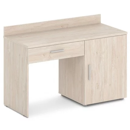 Стол с тумбой правый Ornata 	Н-440 Пр Дуб Верцаска Светлый_0