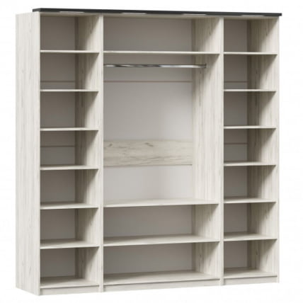 Шкаф четырехстворчатый Техно 12 Дуб Крафт белый_2