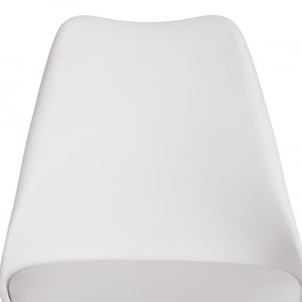 Стул TULIP (mod. 73) / 1 шт. в упаковке дерево/пластик/ПУ, 48.5*52.5*83cм, белый_6