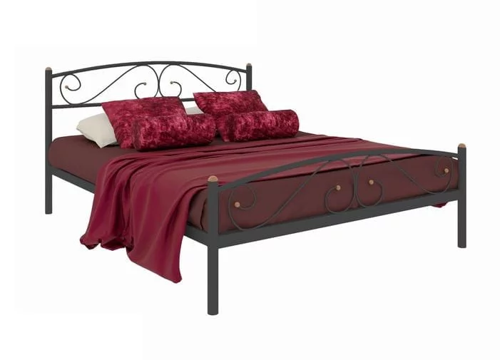 Кровать Вероника Plus 1600х1900 Черная_0