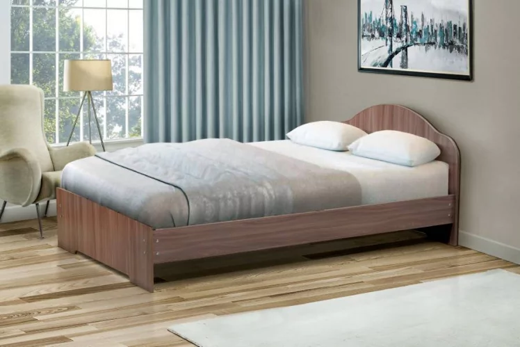 Кровать на уголках №3 1800*2000 Дуб млечный_0