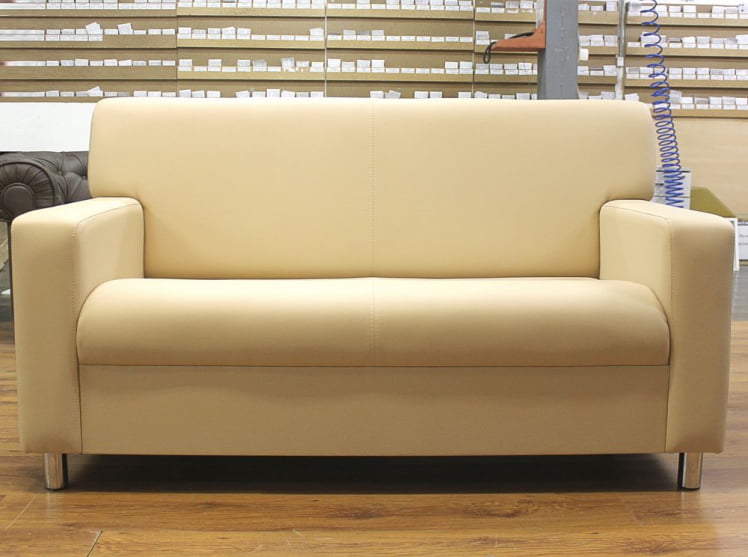 Диван офисный двойной Клерк 3 Ecotex 3014 Бежевый_1