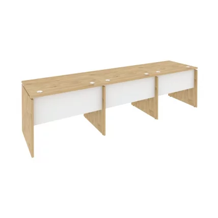 Рабочая станция ONIX O.RS-3.1.7 Тиквуд Светлый/Белый_0