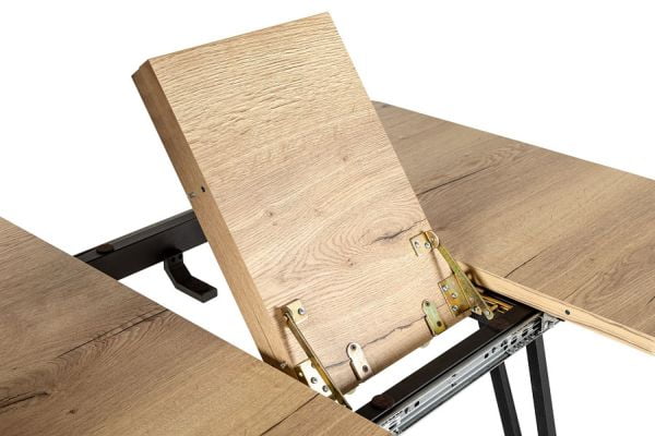 Стол Диего Prime раздвиж. 90*90+30 Галифакс Натур/Бабочка_4