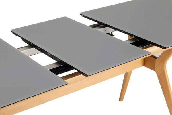 Стол раскл. Нарвик Glass 120-150 Automatic Natur/Dark matte glass_13