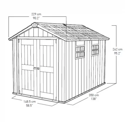 Сарай пластиковый OAKLAND 7511_4
