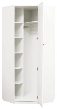 Шкаф угловой Радуга Желтый/Белый_1