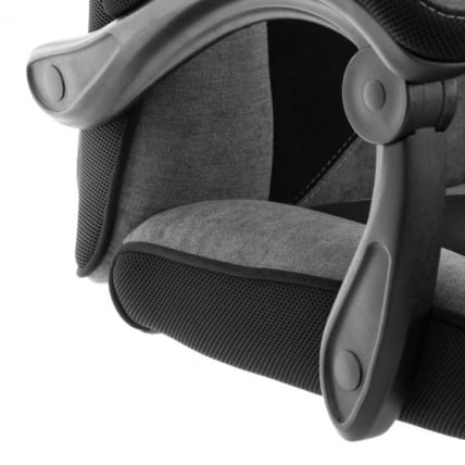 Кресло Arena metalBL ткань,велюр, серый/черный, KUB 05/TW-11/35_2