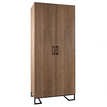 Шкаф двухстворчатый Лофт без зеркал Дуб Табак / Loft_1