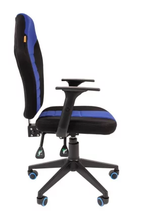 Кресло геймерское CHAIRMAN GAME 8 Черный-синий_2