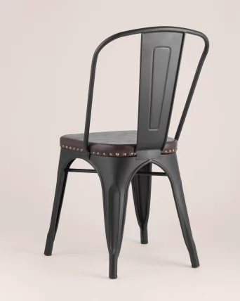 Стул TOLIX SOFT мягкий Черный матовый_4